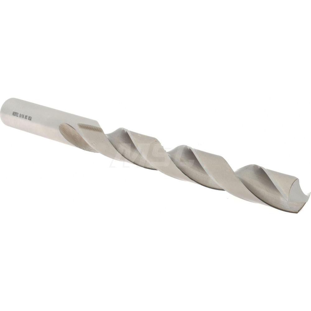 Hertel 85703676 Jobber Length Drill Bit 9/16" Dia, 118 °, High Speed Steel
