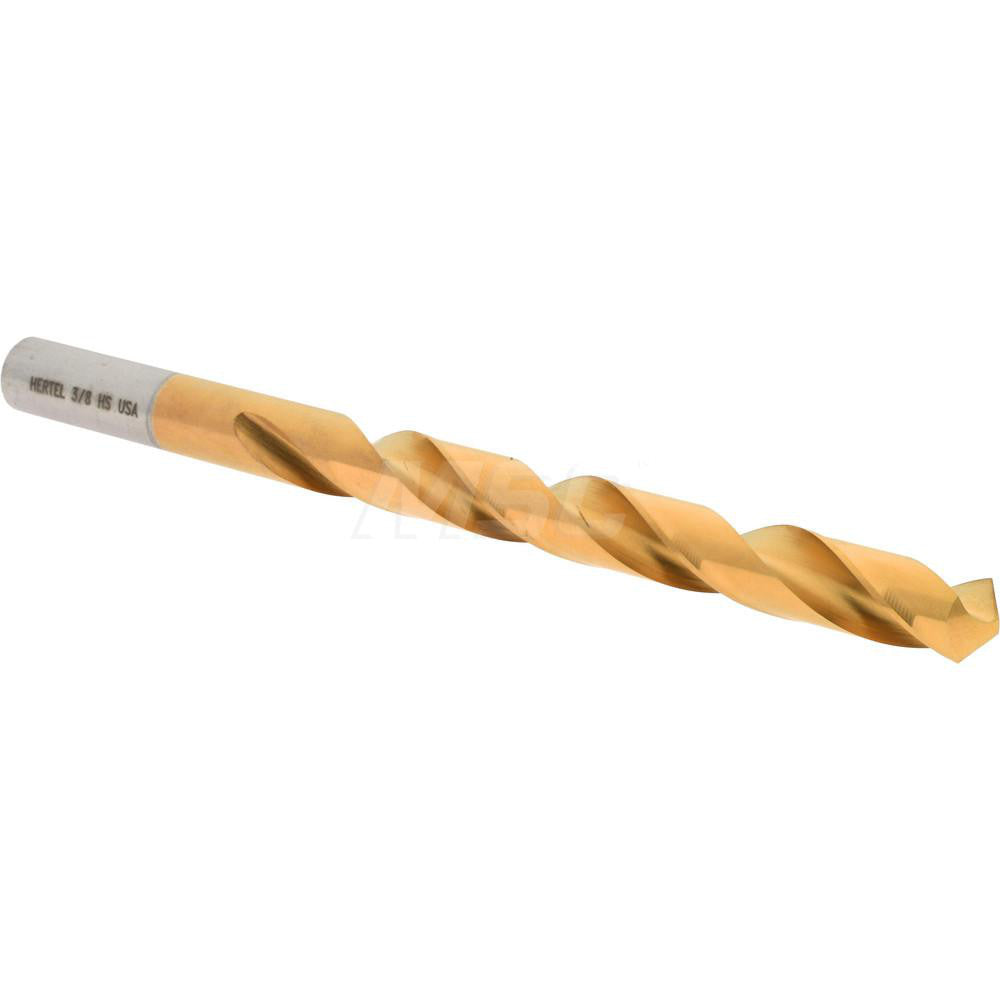 Hertel 85704583 Jobber Length Drill Bit 3/8" Dia, 118 °, High Speed Steel