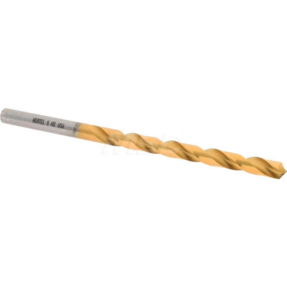 Hertel 85707271 Jobber Length Drill Bit #5, 118 °, High Speed Steel