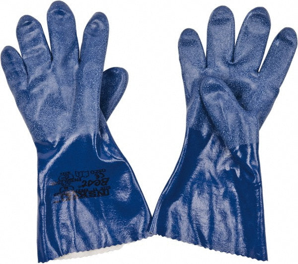 SHOWA NSK24-11 Chemical Resistant Gloves Size X-Large, 15.00 Thick, Nitrile, Supported