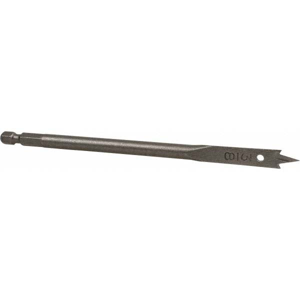 Mag-Bit 7920616 3/8", 1/4" Straight Shank, Bright Finish, Steel, Spade Blade Drill Bit