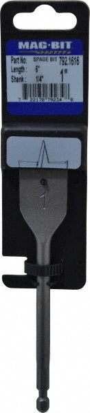 Mag-Bit 7921616 1", 1/4" Straight Shank, Bright Finish, Steel, Spade Blade Drill Bit