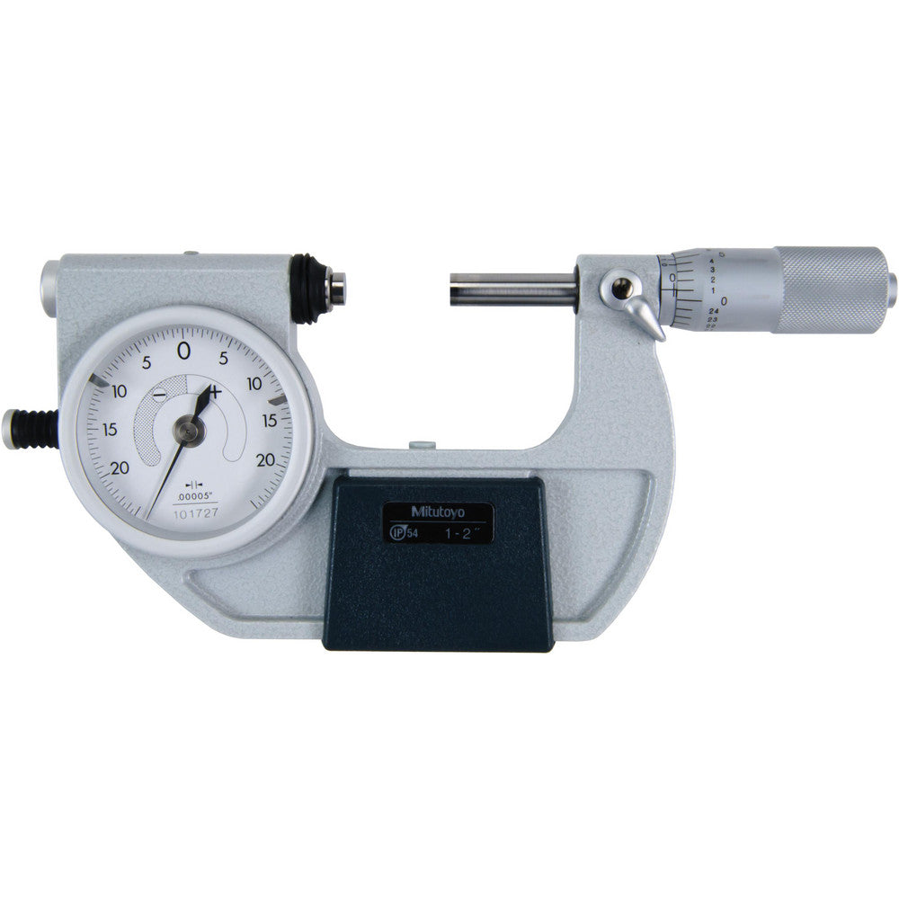Mitutoyo 510-132 Mechanical Outside Micrometer 2" Range, 0.0001" Graduation