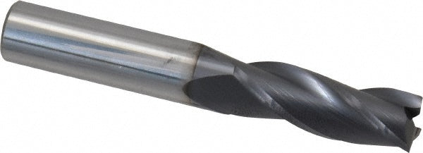 Kyocera SGS Precision Tools 30834 Square End Mill 3/8" Dia, 1" LOC, 3 Flute, Solid Carbide