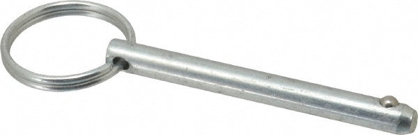 Gibraltar mqr-1055 1/4" Pin Dia, 2-1/4" Long, Zinc Plated Steel Ball Lock Hitch Pin
