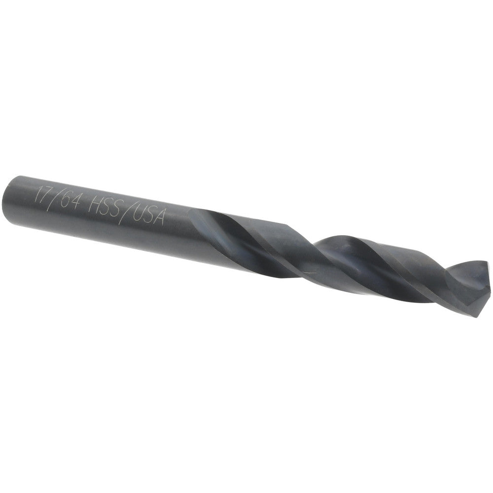 Titan USA CD30017 Screw Machine Length Drill Bit 17/64" Dia, 135 deg Point, High-Speed Steel