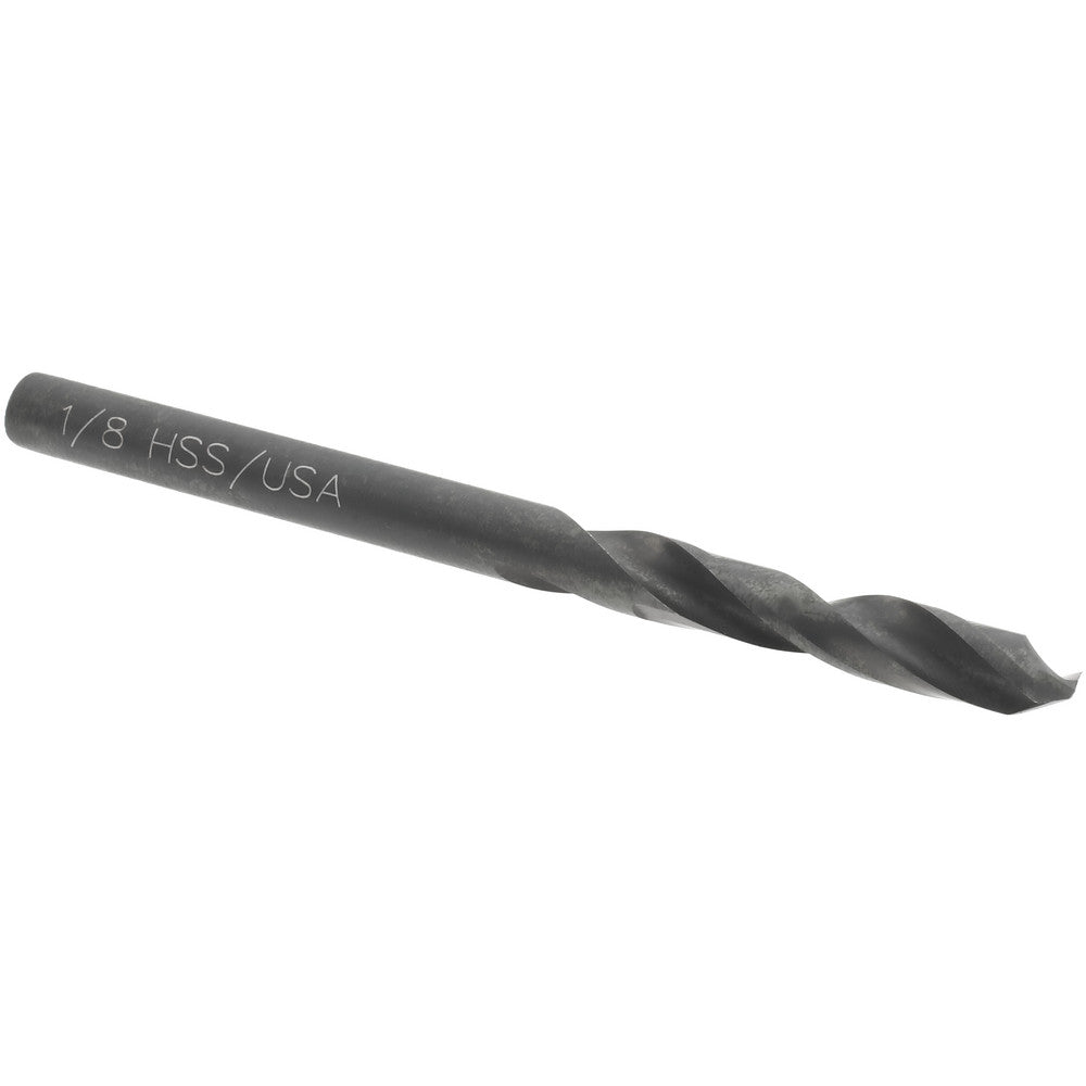 Titan USA CD30008 Screw Machine Length Drill Bit 1/8" (0.1250) Dia, 135 deg, HSS