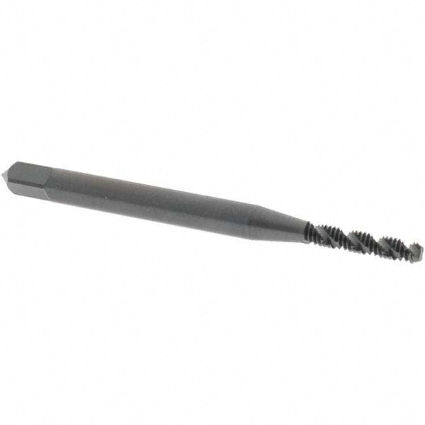OSG 0135401 Spiral Flute Tap #2-56 UNC, 2 Flutes, Bottoming, 2B Class of Fit, Vanadium High Speed Steel, Oxide Coated