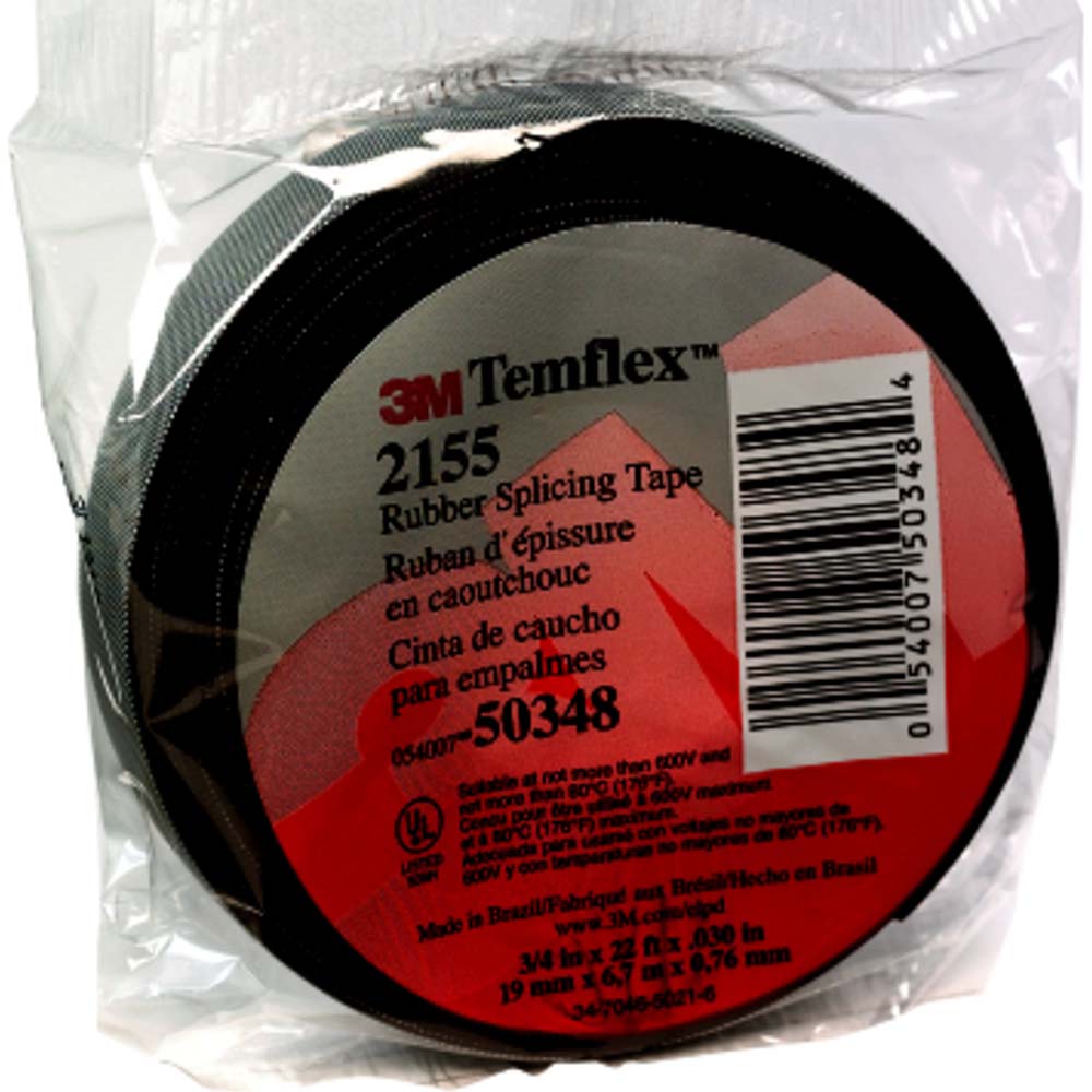 3M 7000089970 Electrical Tape 3/4" Wide, 22' Long, 30 mil Thick, Black