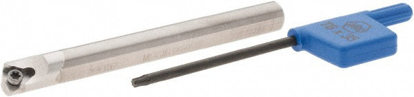 Iscar 2800935 Indexable Boring Bar MGSIR, 7 mm Min Bore Dia, Right Hand Cut, 6 mm Shank Dia, Solid Carbide