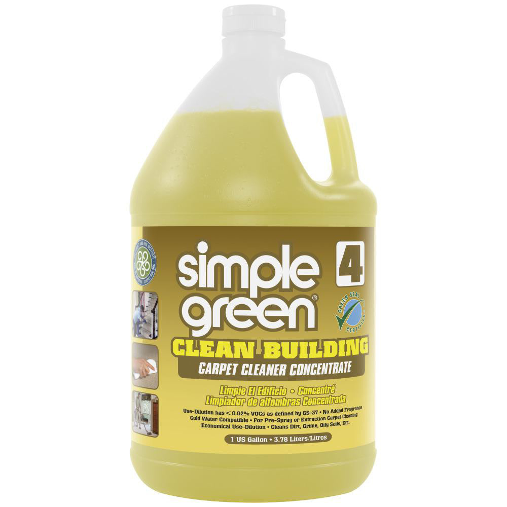 Simple Green 1210000211201 Clean Building Carpet Cleaner Concentrate, 1 gal Bottle