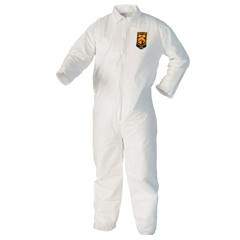 KleenGuard 44304 A40 Liquid & Particle Protection Coveralls (44304), Zipper Front