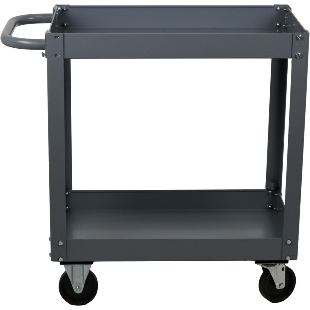 Value Collection WS-MH-SCAR-021 Service Utility Cart 30" Long, 18" Wide, Steel, 1200 lb Capacity, Gray