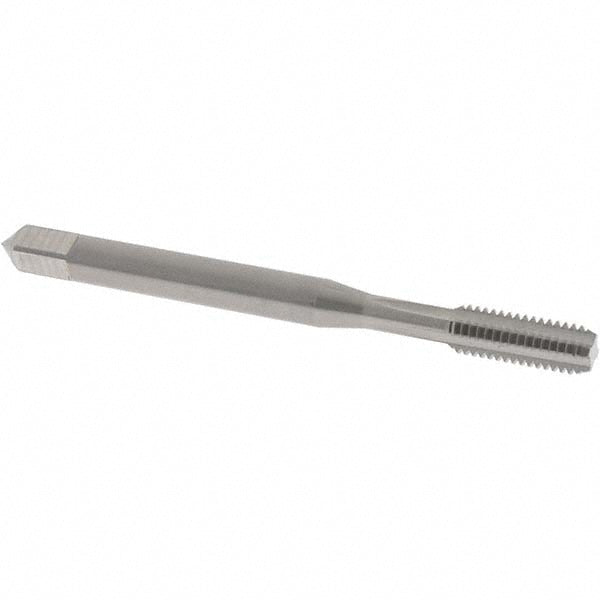 OSG 1005910200 Straight Flute Tap #10-32 UNF, 4 Flute, Bottoming Chamfer, 2B Class of Fit, Solid Carbide, Bright/Uncoated Finish