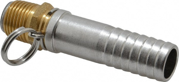 SuperKlean 8-3/4-B 1/2 NPT x 3/4" Hose Barb, Swivel Hose Adapter