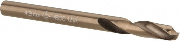Cleveland C14805 Screw Machine Length Drill Bit 4.50 mm (0.1772) Dia, 135 deg, Cobalt