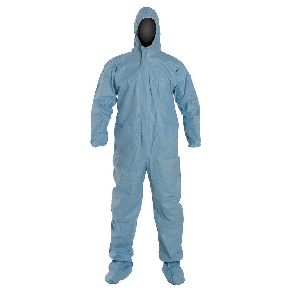 Dupont TM122SBU3X002500 Disposable Coveralls Flame Protection, Size 3X-Large, 2.4000 oz, ProShield 6 SFR, Hook & Loop Closure