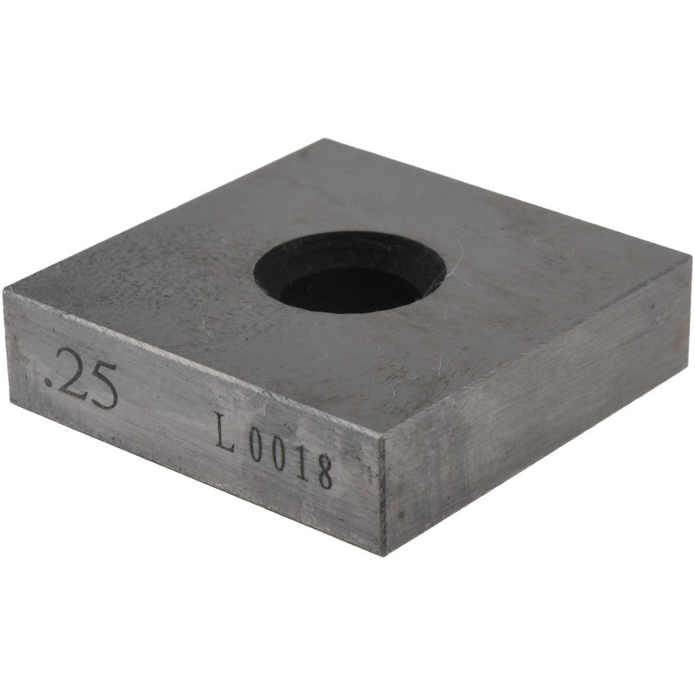 Value Collection 630-73256 Square Steel Gage Block 0.25", Grade 0