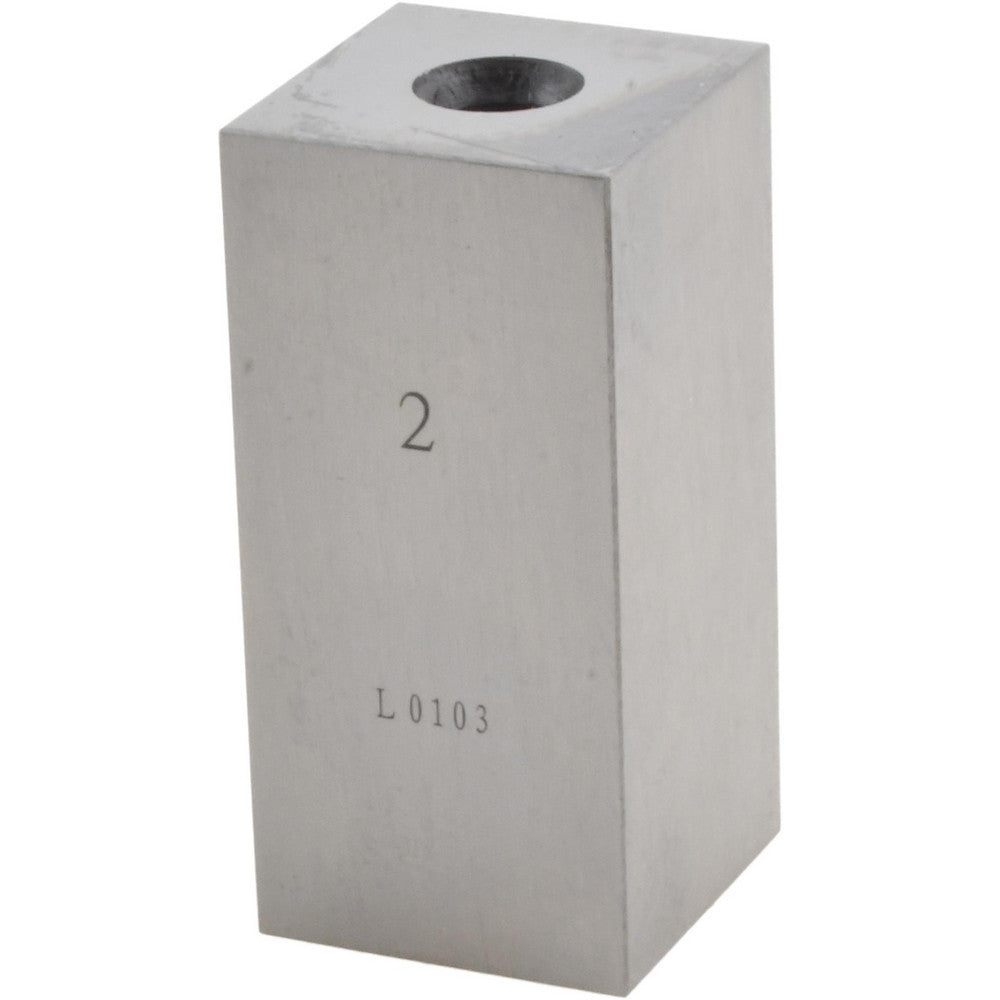 Value Collection 630-72006 Square Steel Gage Block 2", Grade 0