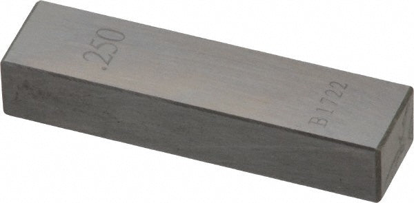 Value Collection 630-23256 Rectangle Steel Gage Block 0.25", Grade 0