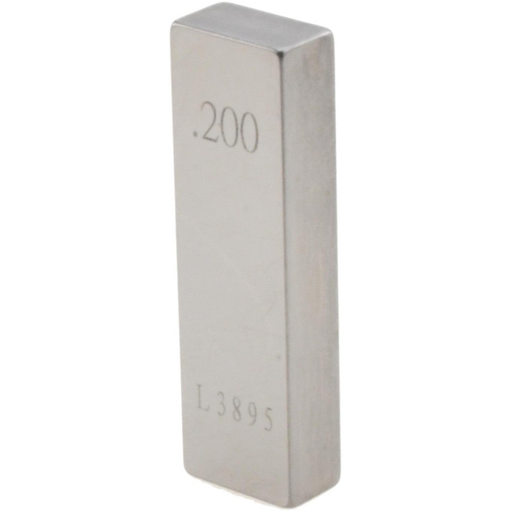 Value Collection 630-33206 Rectangle Steel Gage Block 0.2", Grade AS-1