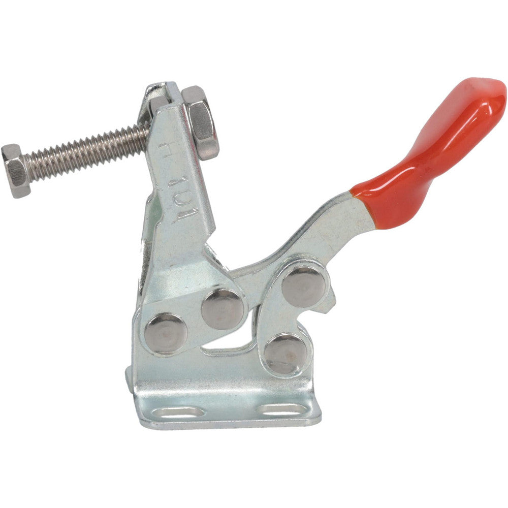 Lapeer H-101 Manual Hold-Down Toggle Clamp Horizontal, 100 lb Capacity, U-Bar, Flanged Base
