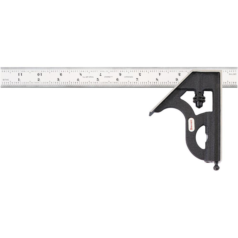 Starrett 50057 2 Piece, 12" Combination Square Set