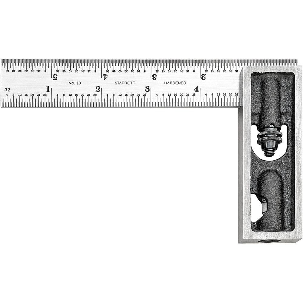 Starrett 50111 6 Inch Long, 4R Double Square