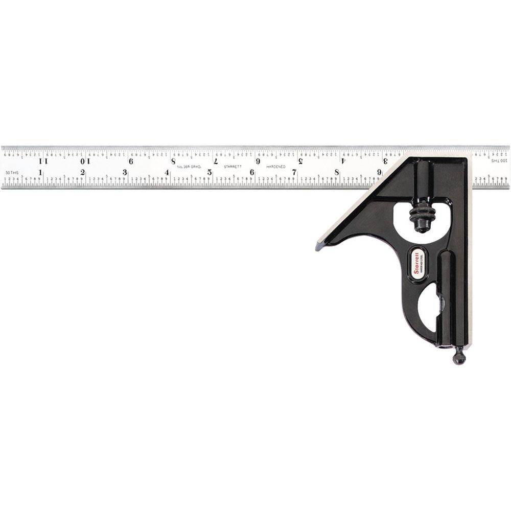 Starrett 56398 2 Piece, 12" Combination Square Set