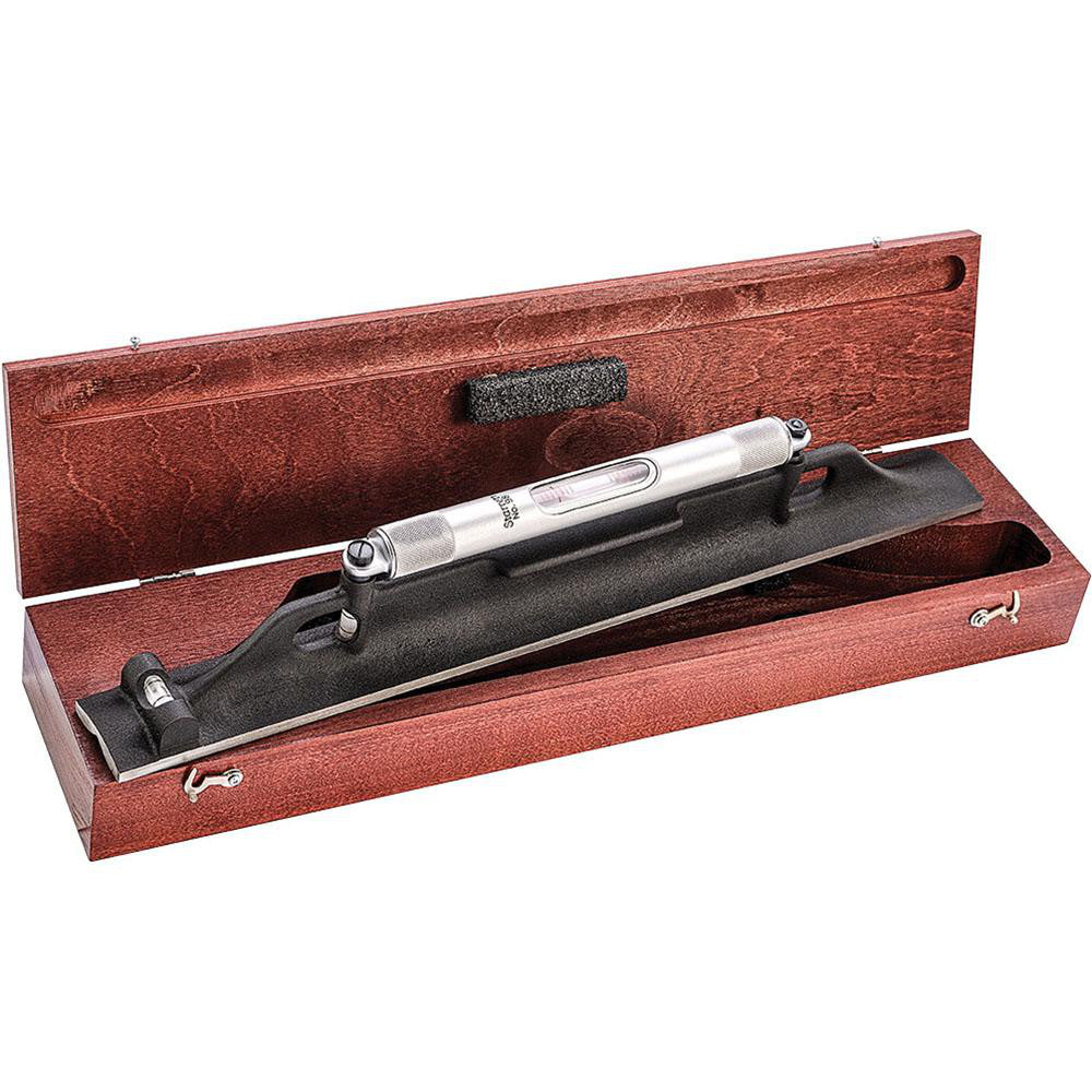 Starrett 50446 Precision Level Machinists, 0.005, 0.05" Sensitivity Per 10"
