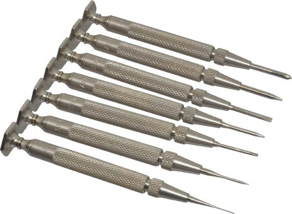 Starrett 52566 Screwdriver Set 7 Pc, Phillips & Slotted