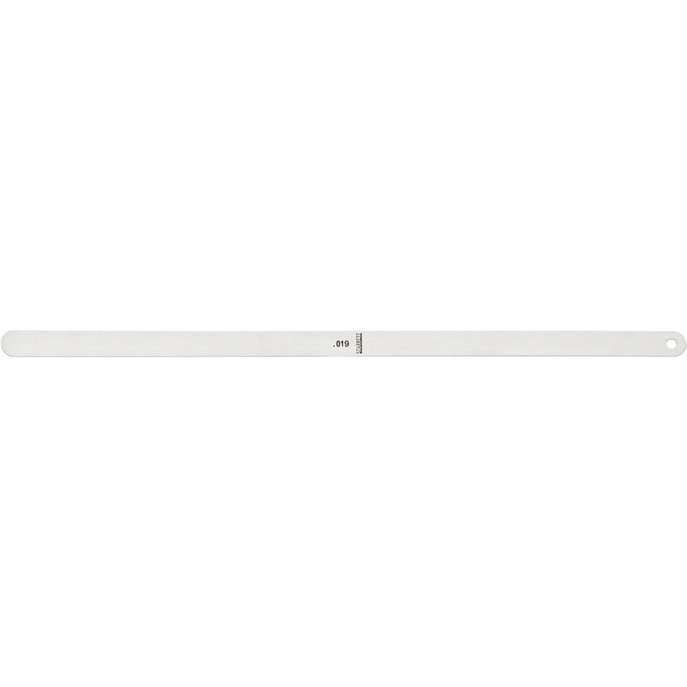 Starrett 52857 Feeler Gage 0.019" Thick, 0.5" Wide, 12" Long