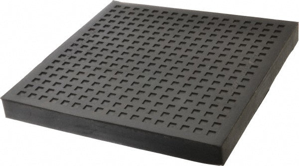 Mason Ind. BBNR10X10 10" Long x 10" Wide x 1" Thick, Rubber, Machinery Leveling Pad & Mat