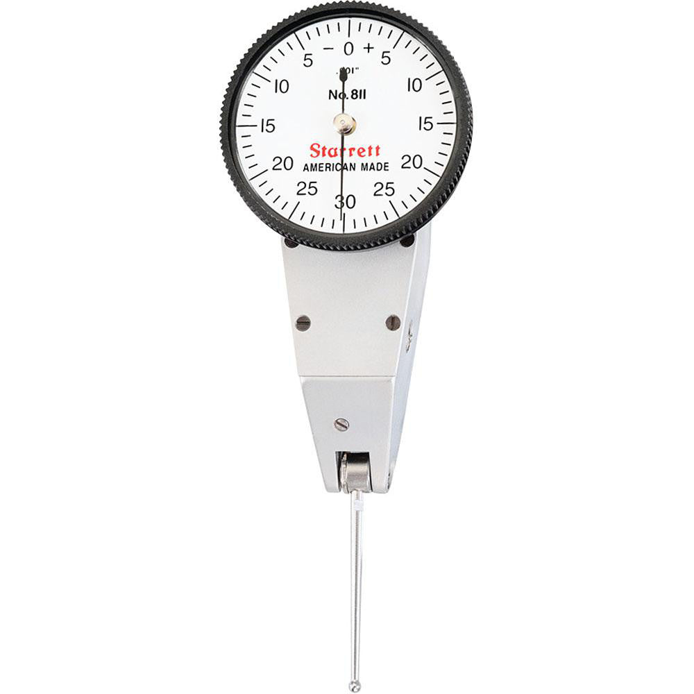 Starrett 57082 Dial Test Indicators 0.06 Max, 0-30-0, Horizontal