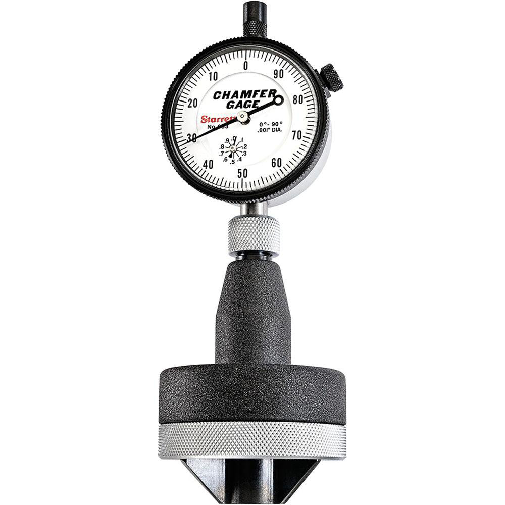 Starrett 63687 Internal Chamfer Gage 1 to 2", 0 to 90 °