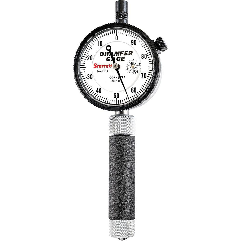 Starrett 63688 Internal Chamfer Gage 0 to 3/8", 90 to 127 °