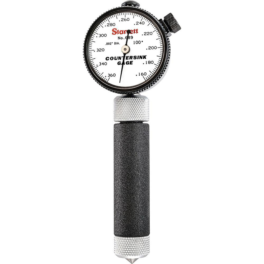 Starrett 63707 0.16 to 0.36" 100° Countersink Gage