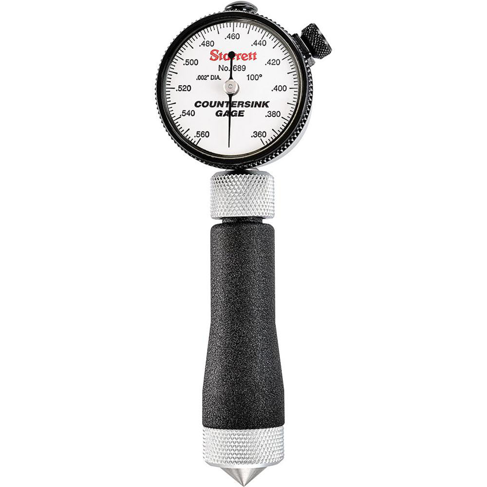 Starrett 63708 0.36 to 0.56" 100° Countersink Gage