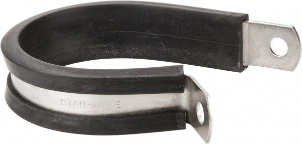 STAR TECHNOLOGIES, LLC STAR-SS-24E Cushion Clamp 1-1/2" Pipe, Stainless Steel, Blue & Silver