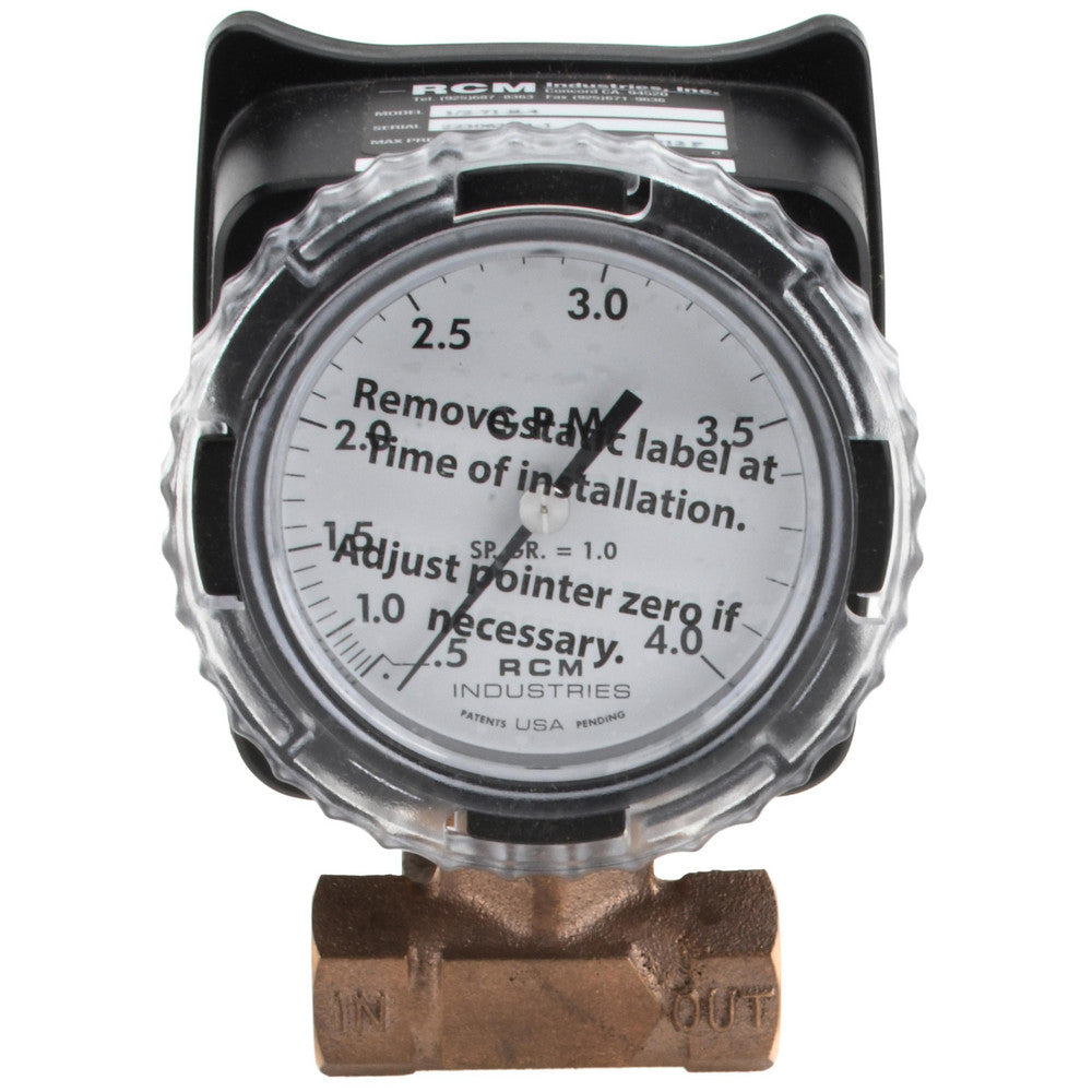 RCM Industries, Inc. 1/2-71-R-4 1/2" NPT Port RCM Industries Flo-Gage Flowmeter