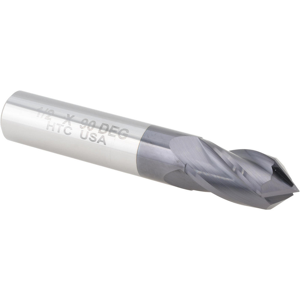 Harvey Tool 15332-C3 Drill Mill 1/2" Dia, 1" LOC, 4 Flutes, 90 ° Point, Solid Carbide