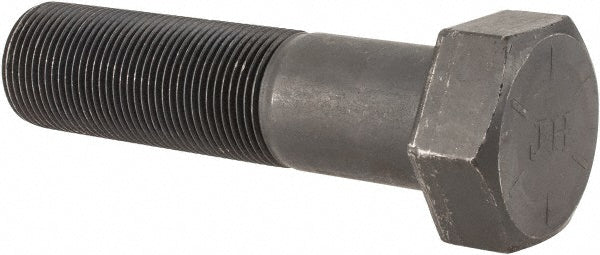 Value Collection 451045BR Hex Head Cap Screw 1-1/4-12, 5" Length Under Head, Grade 8 Steel, Bright/Uncoated Finish