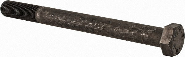 Value Collection 451131BR Hex Head Cap Screw 5/8-18, 7" Length Under Head, Grade 8 Steel, Bright/Uncoated Finish
