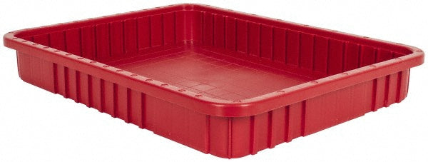 Quantum Storage DG93030RD Polypropylene Dividable Storage Tote 100 lb Capacity