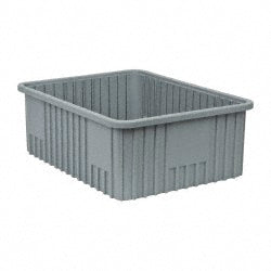 Quantum Storage DG93080GY Polypropylene Dividable Storage Tote 100 lb Capacity