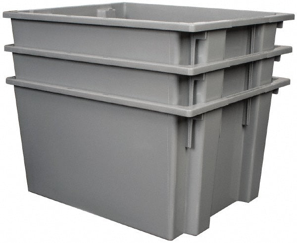 Quantum Storage SNT230GYCS Polyethylene Storage Tote 100 lb Capacity