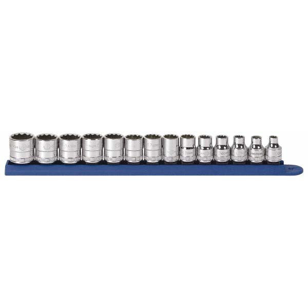 GEARWRENCH 80560 Standard Socket Set 14 Pc, 3/8" Drive, 6.00 to 19.00" Socket