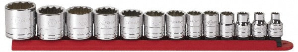 GEARWRENCH 80561 Standard Socket Set 13 Pc, 3/8" Drive, 1/4 to 1" Socket