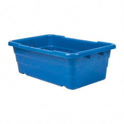 Quantum Storage TUB2516-8BL Polypropylene Cross-Stack Storage Tote 100 lb Capacity