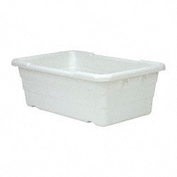 Quantum Storage TUB2516-8WT Polypropylene Cross-Stack Storage Tote 100 lb Capacity